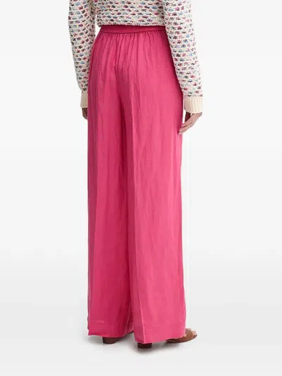 Benetton 와이드 팔라초 팬츠 In Pink