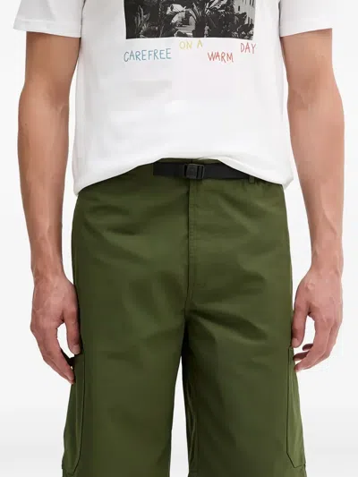 Benetton 벨트 포켓 쇼츠 In Green