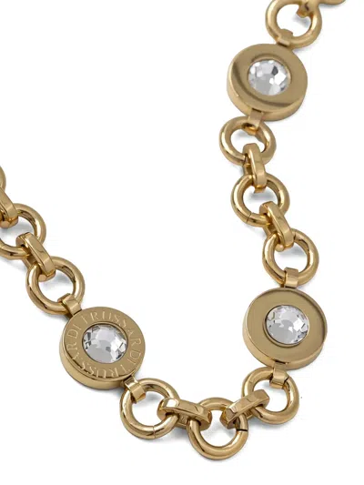 Trussardi 서클 링크 브레이슬릿 In Gold