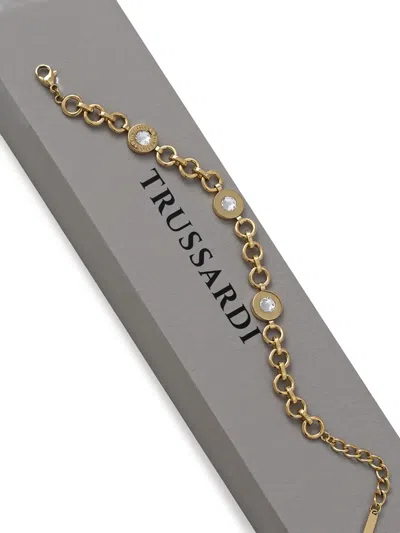 Trussardi 서클 링크 브레이슬릿 In Gold