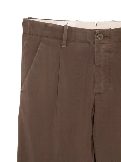 Myths 플리츠 팬츠 In Brown