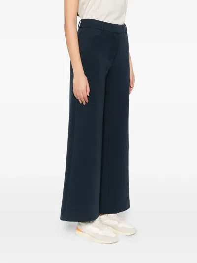S Max Mara 벨트 루프 팬츠 In Blue