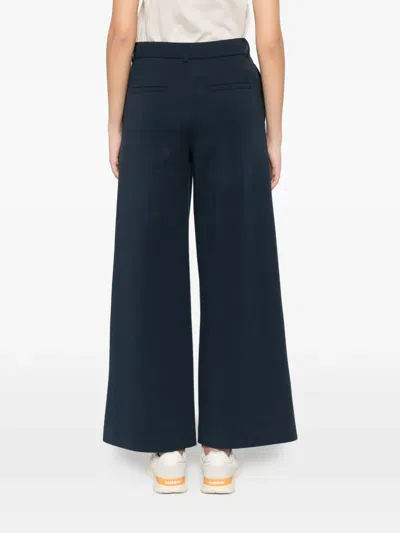 S Max Mara 벨트 루프 팬츠 In Blue