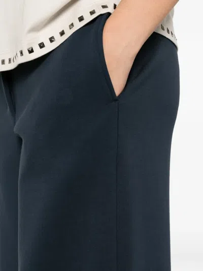 S Max Mara 벨트 루프 팬츠 In Blue