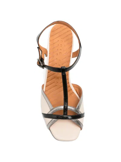 Chie Mihara T-strap Sandals In Black