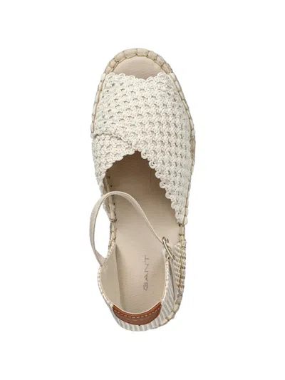 Gant 크로셰 에스파드리유 In White