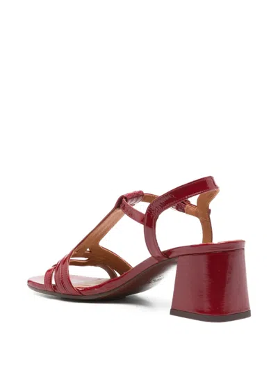 Chie Mihara T-strap Sandals In Red
