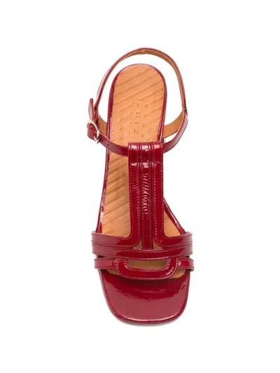 Chie Mihara T-strap Sandals In Red