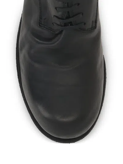 Guidi 라운드 토 더비 슈즈 In Gray
