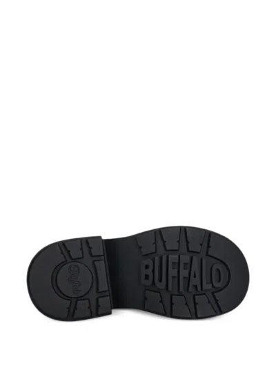 Buffalo 버클 하네스 부츠 In Black