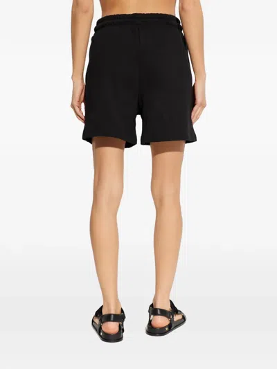 Versace Jeans Couture Drawstring Shorts In Black