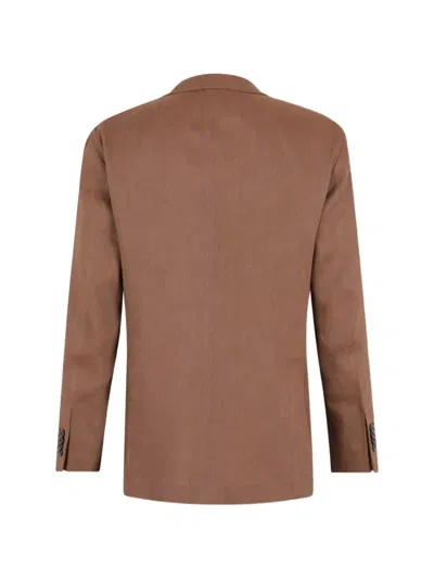 Boglioli 버튼 블레이저 In Brown