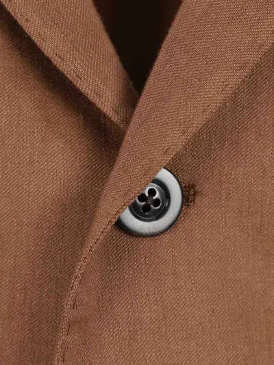 Boglioli 버튼 블레이저 In Brown