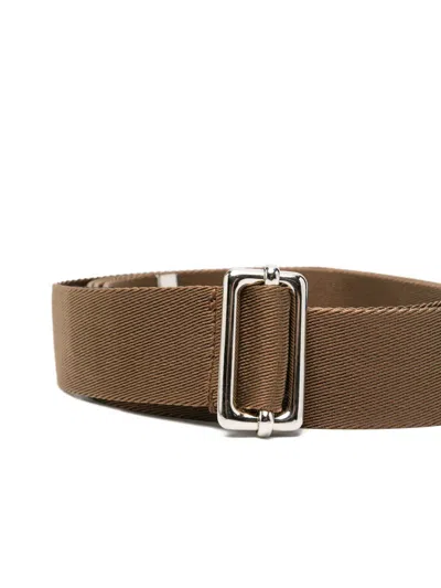 Plan C Buckled Belt In Brown