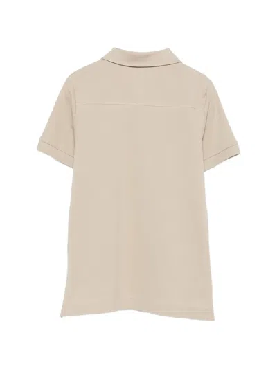 Barbour 버튼 폴로 셔츠 In Neutral