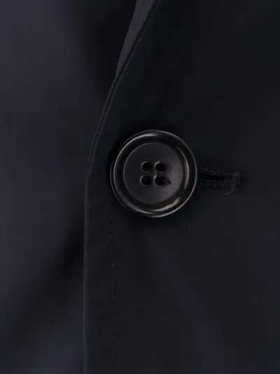 Aspesi Flap-pocket Two-button Blazer In Blue