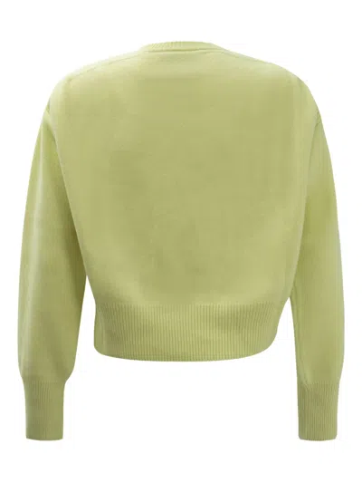 Sa Su Phi Ribbed Sweater In Yellow