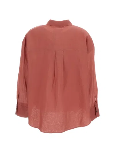 S Max Mara Button-up Shirt In Brown
