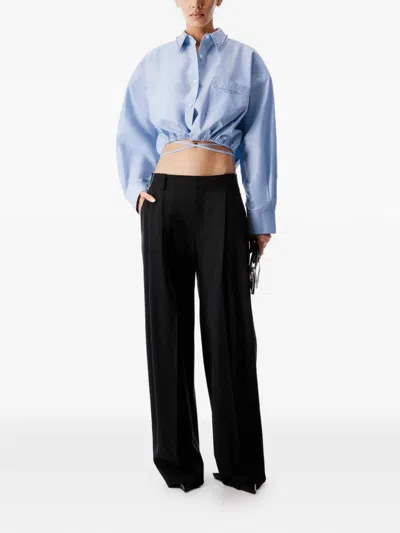 Alexander Wang 지퍼 디테일 팬츠 In Black