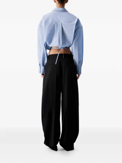 Alexander Wang 지퍼 디테일 팬츠 In Black