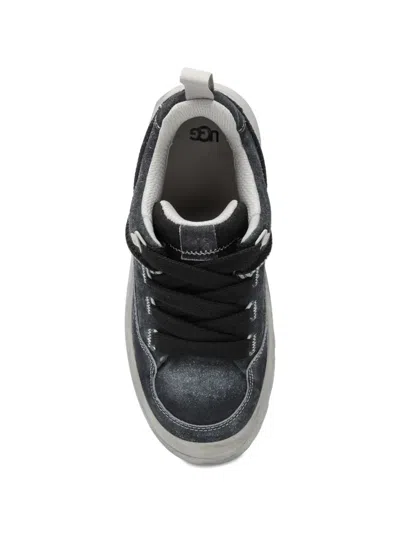 Ugg Sneakers Chunky Sole Pull Tab Contrast Stitching In Gray