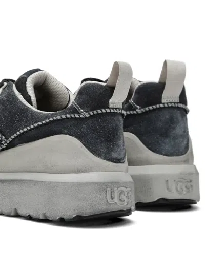 Ugg Sneakers Chunky Sole Pull Tab Contrast Stitching In Gray