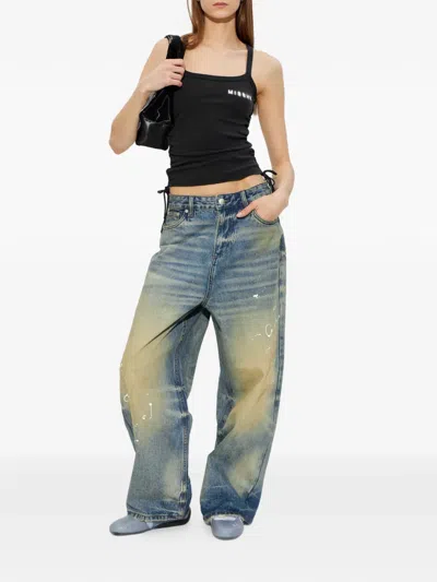 Misbhv Drawstring Top In Black