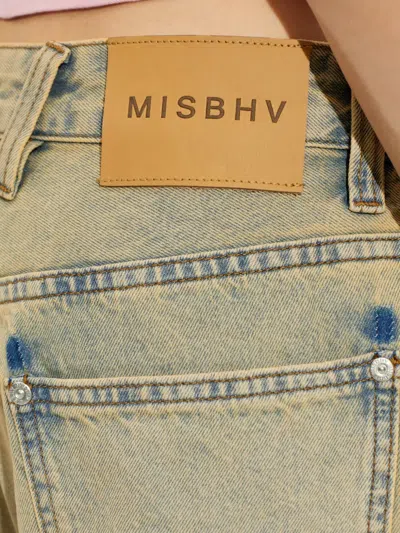Misbhv 워싱 데님 팬츠 In Blue