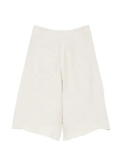 Alysi Buttoned Shorts In Neutral