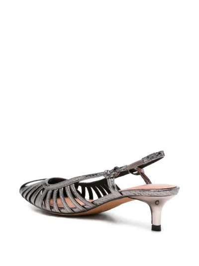 Bibi Lou Slingback Pumps In Metallic