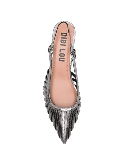 Bibi Lou Slingback Pumps In Metallic