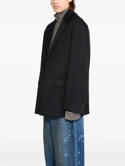 Ssstein Oversized Single-breasted Blazer In Black