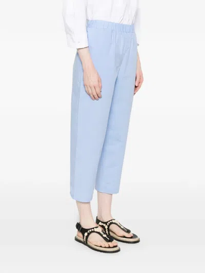 Dusan 밴딩 웨이스트밴드 팬츠 In Blue