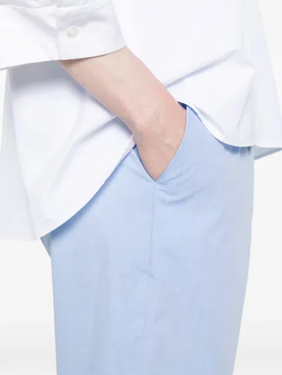 Dusan 밴딩 웨이스트밴드 팬츠 In Blue