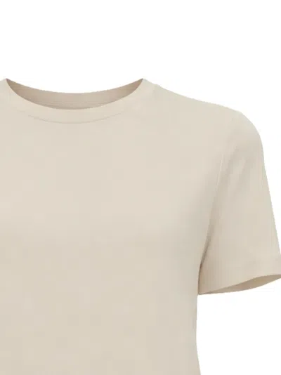 S Max Mara Round Neck T-shirt In Neutral