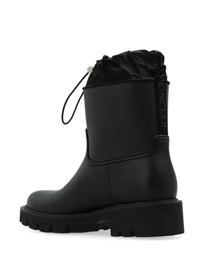 Moncler Kickstream Rain Boots In Black