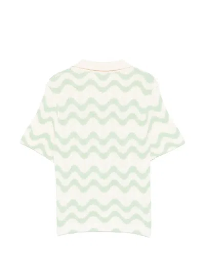 Mc2 Saint Barth Patterned Knitted Top In Multi