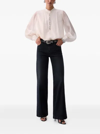 Liu •jo Belt-loop Jeans In Black