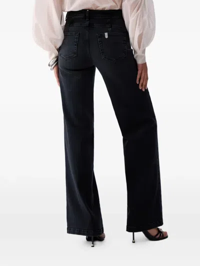 Liu •jo Belt-loop Jeans In Black
