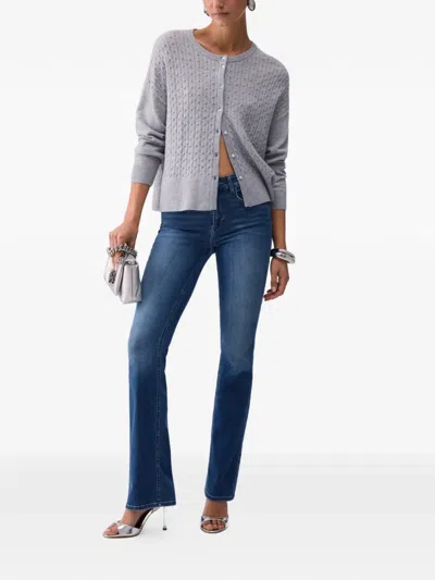 Liu •jo Stretch Flared Blue Jeans In Blue