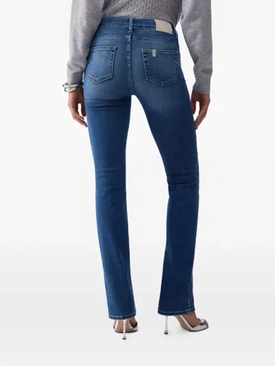 Liu •jo Stretch Flared Blue Jeans In Blue