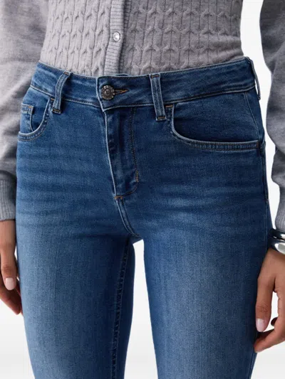 Liu •jo Stretch Flared Blue Jeans In Blue