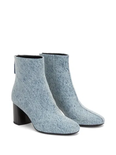 3.1 Phillip Lim 나디아 블록 힐 부츠 In Blue