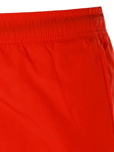 K-way 르 브레 올리비에 드로스트링 로고 스윔 쇼츠 In Red