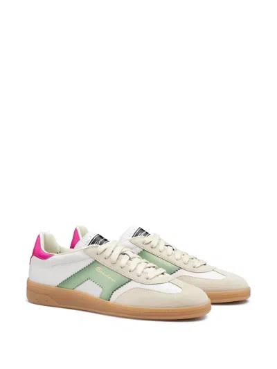 Santoni 올리 레이스업 스니커즈 In Multi