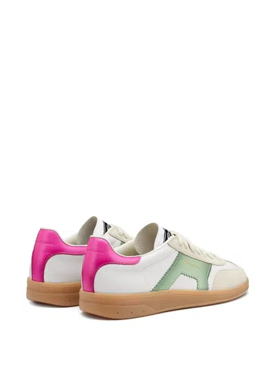 Santoni 올리 레이스업 스니커즈 In Multi
