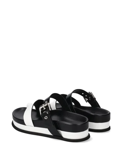 Premiata Buckle Platform Sandals In Multi