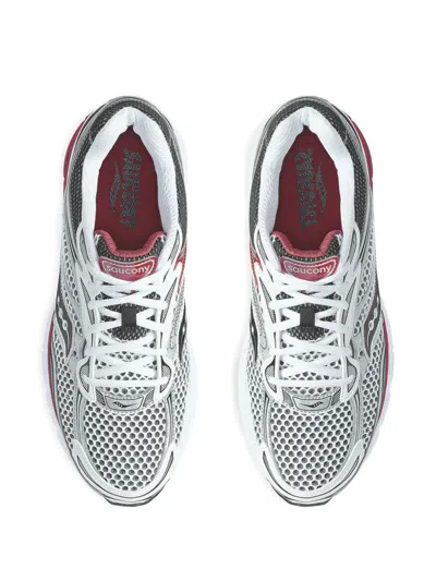 Saucony Panel Round Toe Sneakers In White