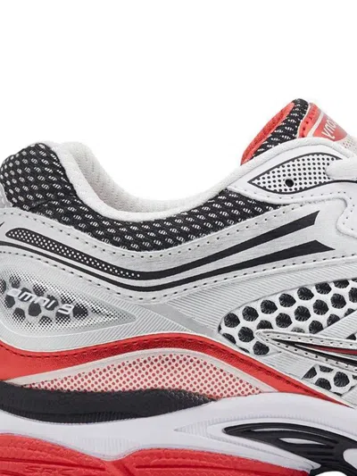 Saucony Panel Round Toe Sneakers In White