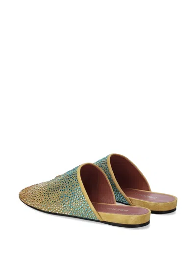 Premiata 라인스톤 장식 뮬 In Multi